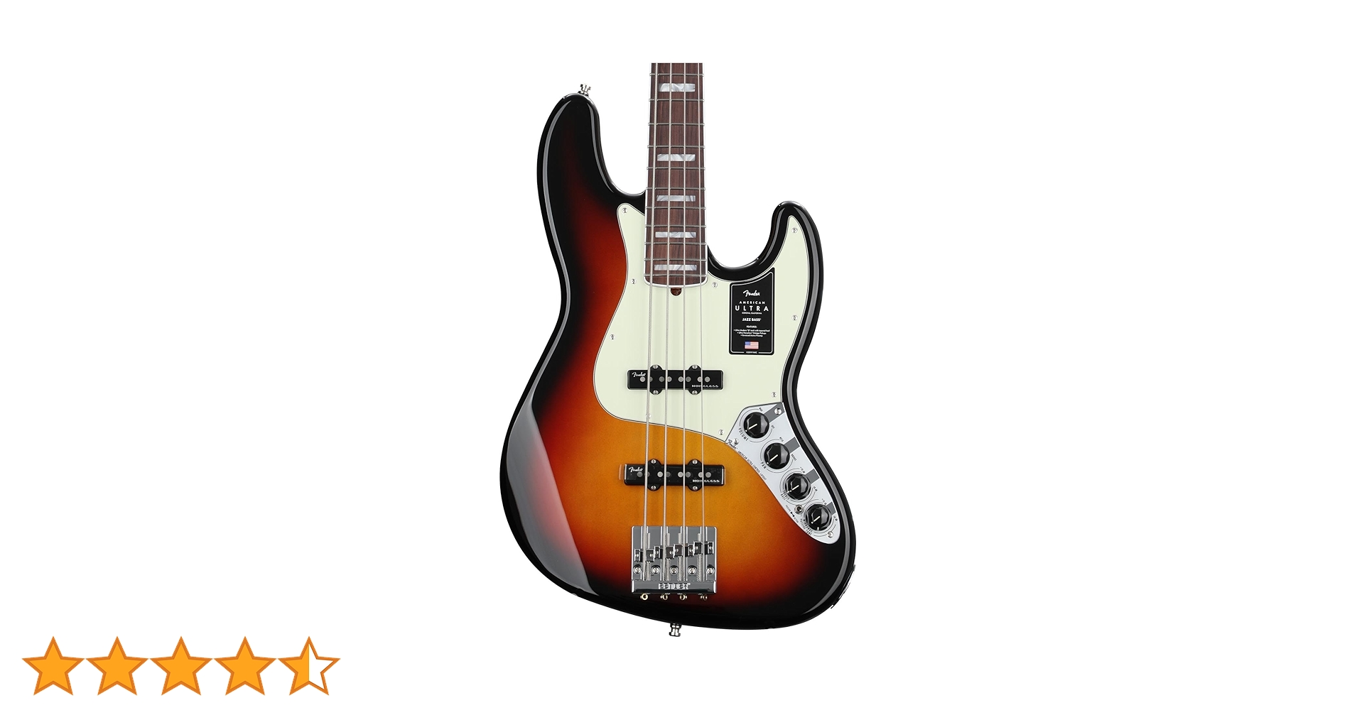 Fender American Ultra Jazz Bass Ultraburst - Rosewood Bas Gitar